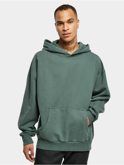 Urban Classics Hupparit Heavy Terry Garment Dye vihreä