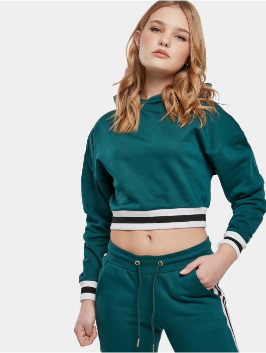 Urban Classics Hupparit Ladies Short College vihreä