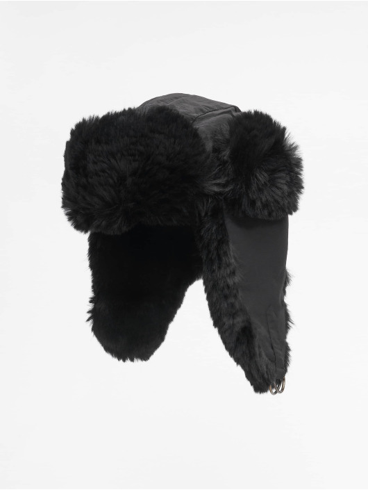 Urban Classics Hut Nylon Trapper in schwarz