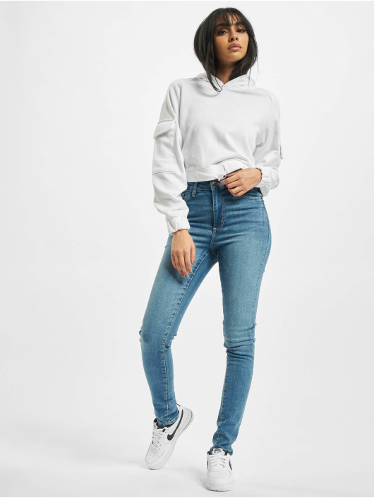Urban Classics Jean taille haute Ladies High Waist bleu