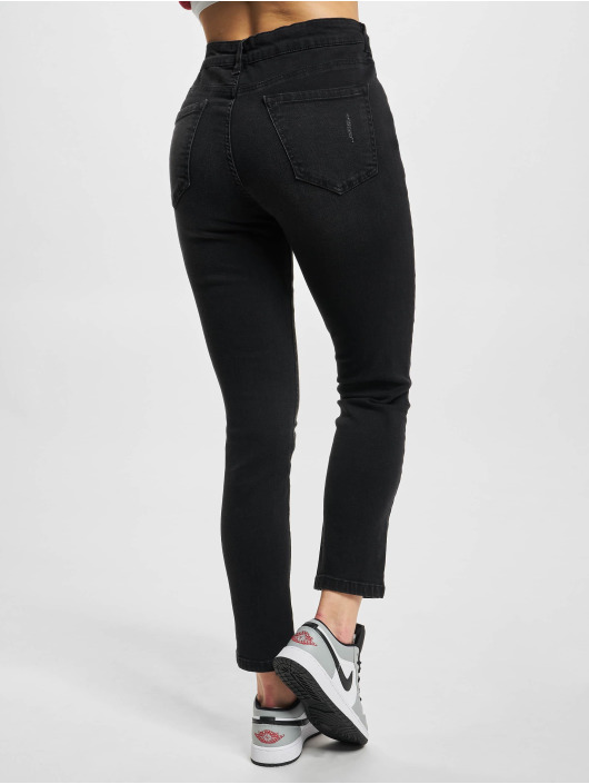 Urban Classics Jean taille haute Ladies High Waist noir
