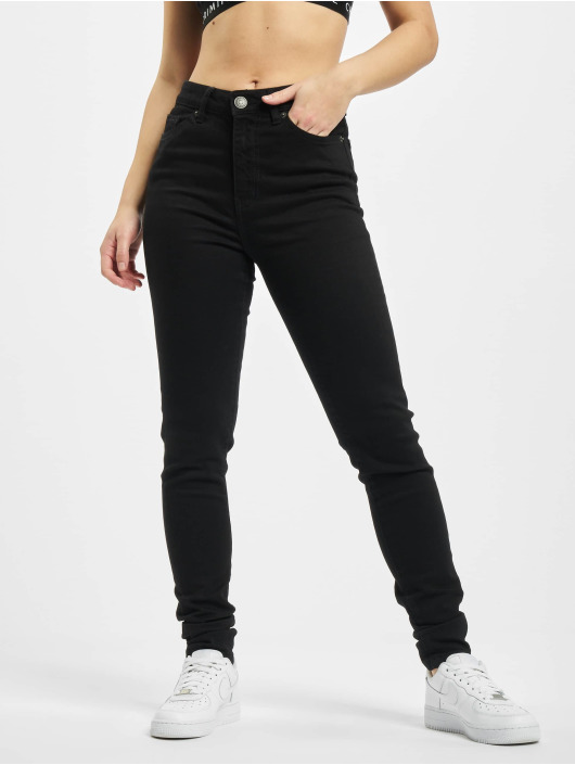 Urban Classics Jean taille haute Ladies High Waist noir
