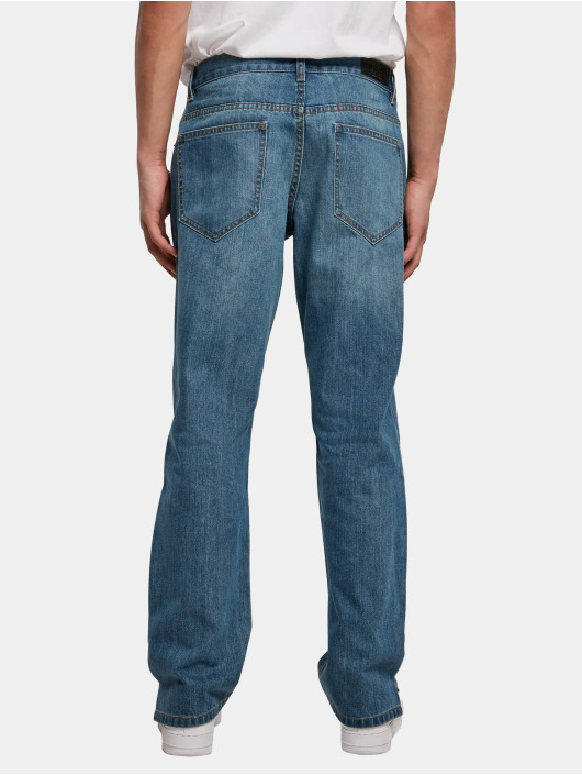 Urban Classics Jeans straight fit Straight Slit Jeans blu