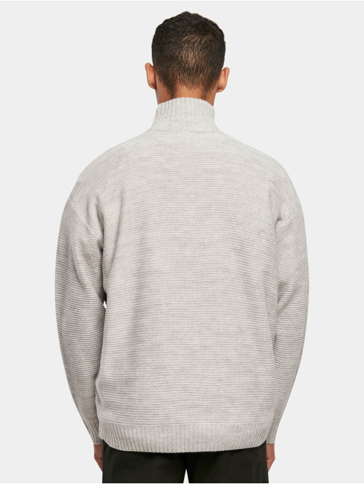Urban Classics Jersey Knit Troyer gris