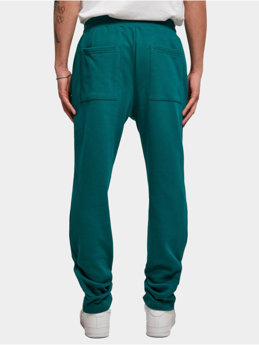 Urban Classics Jogging kalhoty Side-Zip zelený