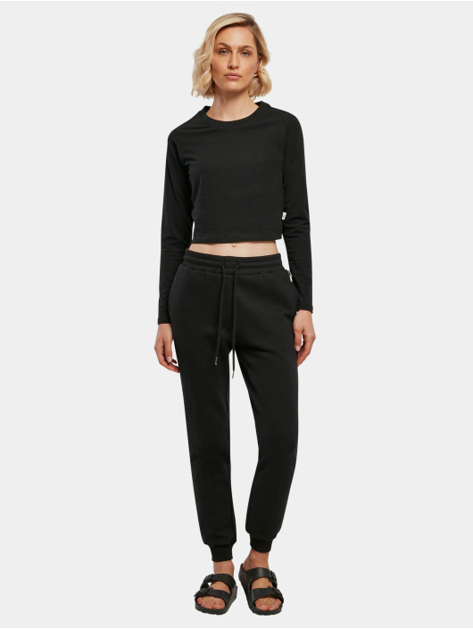 Urban Classics joggingbroek Ladies Organic Slim zwart