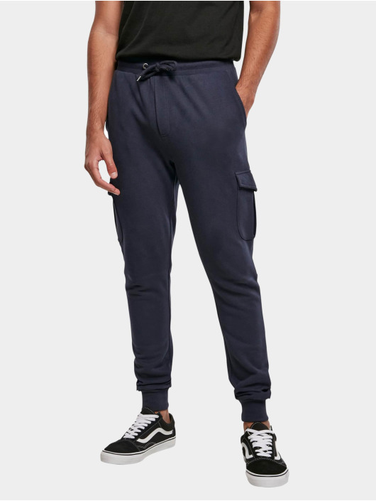 Urban Classics Herren Jogginghose Fitted Cargo in blau