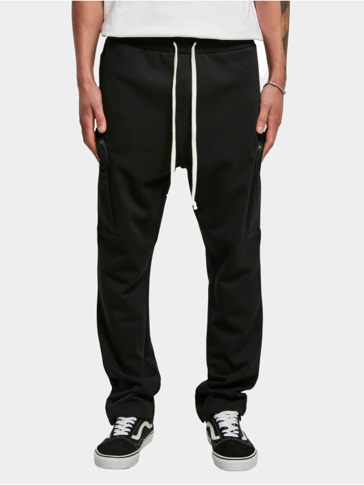 Urban Classics Herren Jogginghose Low Crotch in schwarz