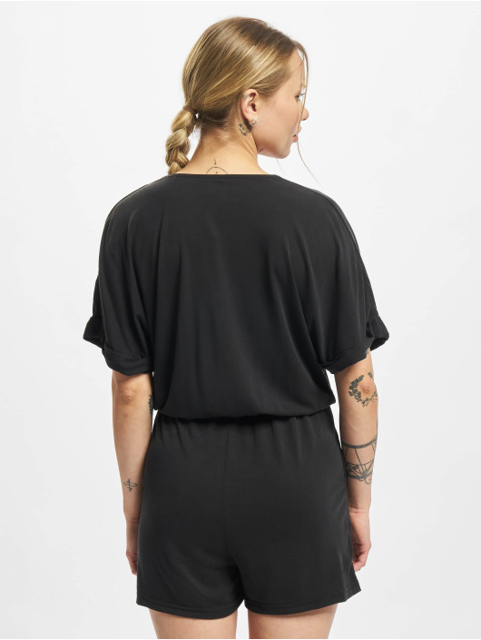 Urban Classics jumpsuit Ladies Short Modal zwart
