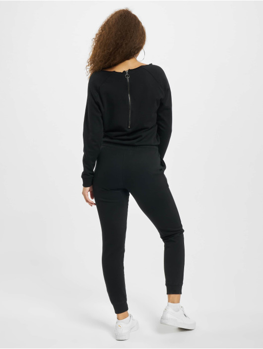 Urban Classics Jumpsuits Longsleeve Terry svart