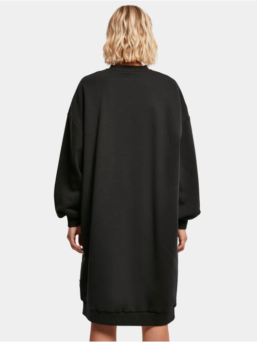 Urban Classics jurk Ladies Organic Oversized Midi zwart