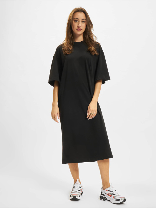 Urban Classics jurk Ladies Organic Long Oversized zwart