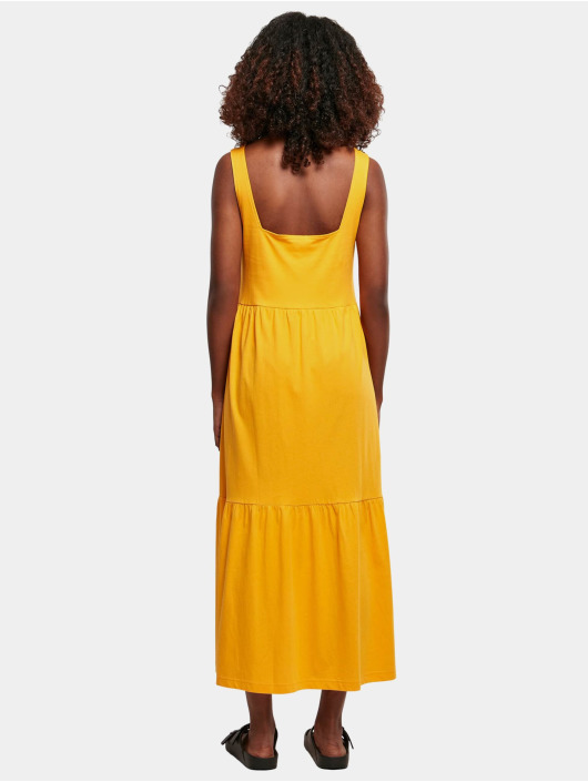 Urban Classics Kleid Ladies 7/8 Length Valance Summer orange