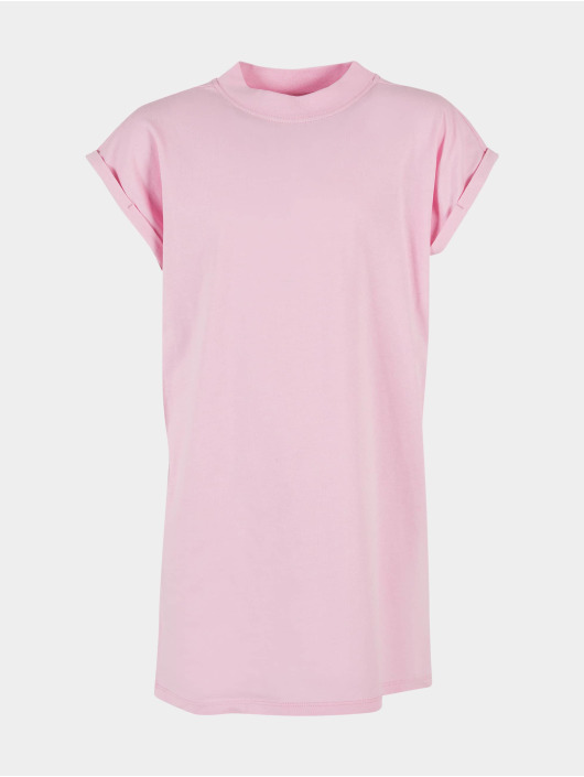 Urban Classics Kinder Kleid Girls Turtle Extended Shoulder in pink