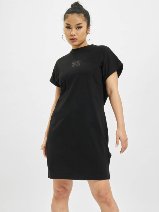 Urban Classics Kleid Cut On Sleeve Printed schwarz