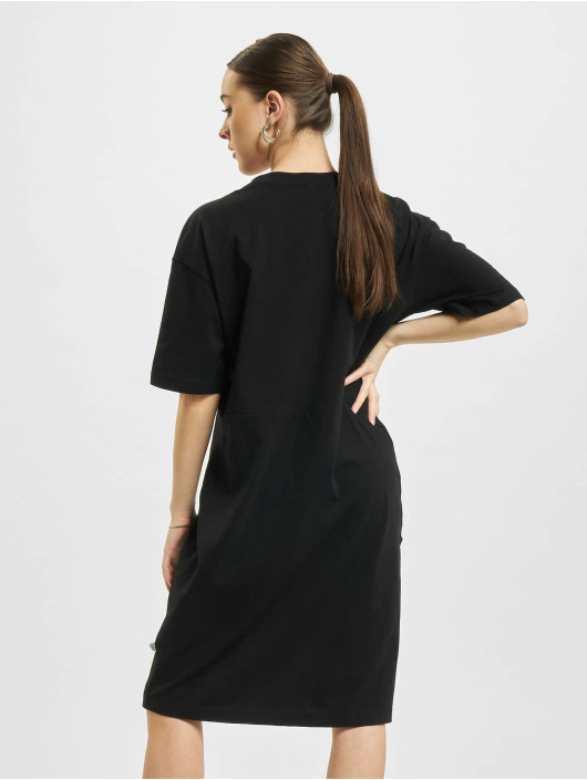Urban Classics Kleid Organic Oversized Slit schwarz