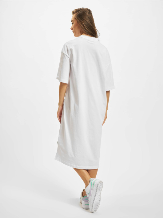 Urban Classics Kleid Ladies Organic Long Oversized Tee weiß