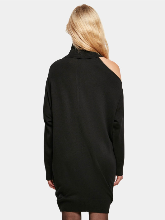 Urban Classics Klær Ladies One Shoulder Knit svart