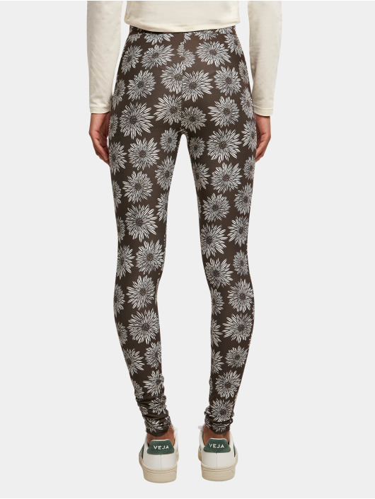 Urban Classics Legging Ladies Soft Aop bruin