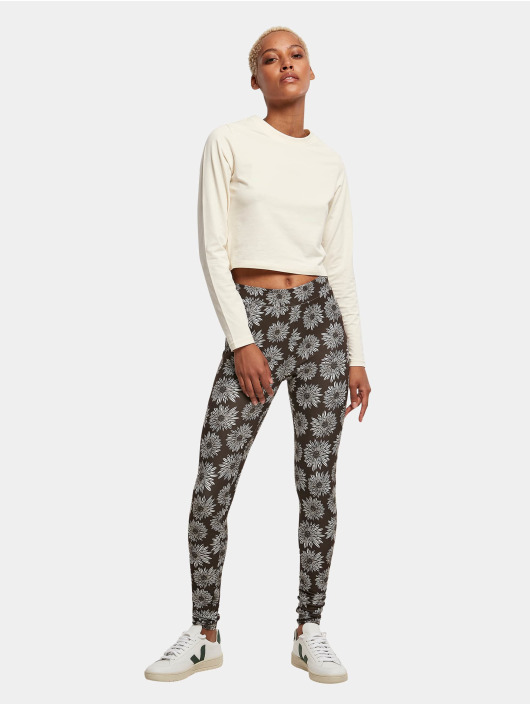 Urban Classics Legging Ladies Soft Aop bruin