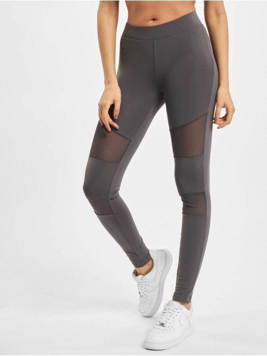 Urban Classics Legging Ladies Tech Mesh gris