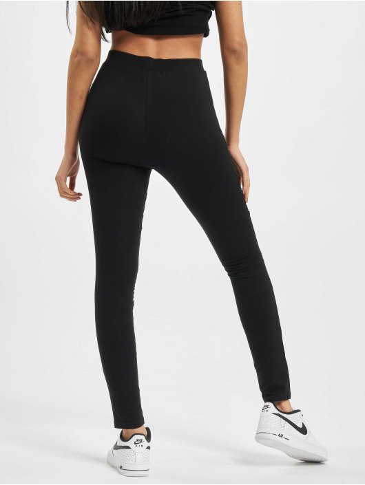 Urban Classics Legging Ladies Flock Lace Inset noir