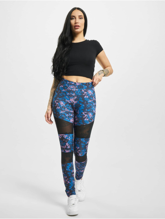 Urban Classics Legging Camo Tech Mesh pourpre