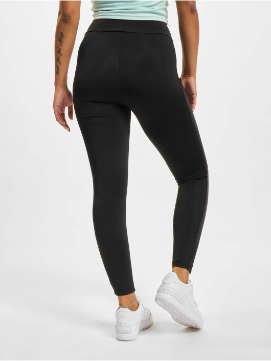 Urban Classics Legging Ladies Highwaist Shiny Stripe schwarz