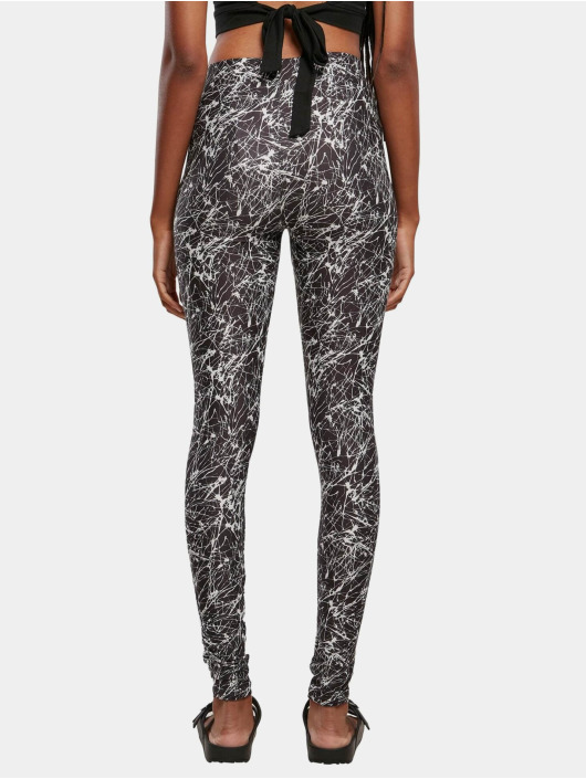 Urban Classics Legging Ladies Soft Aop zwart