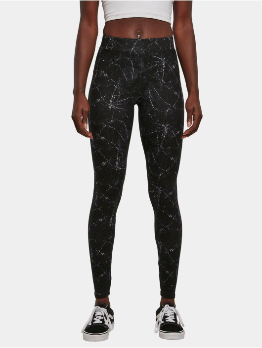 Urban Classics Legging Ladies Soft Aop zwart