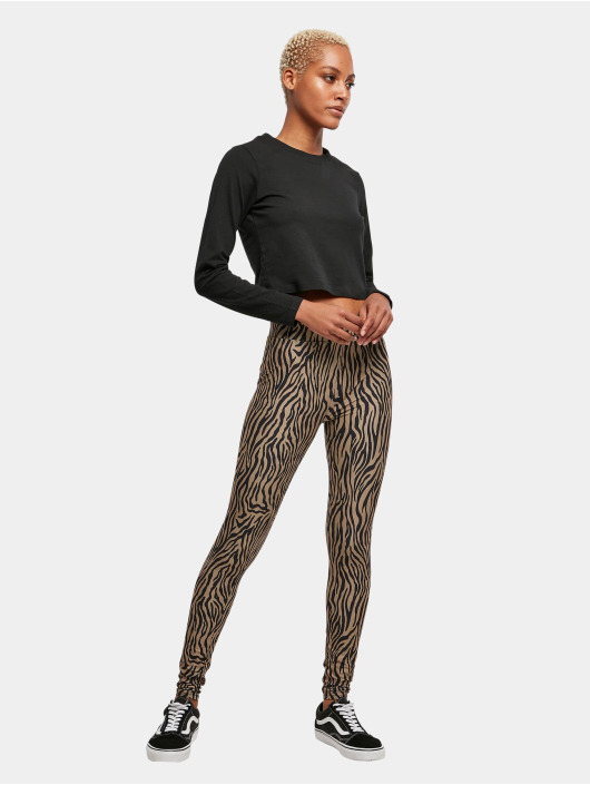 Urban Classics Leggingsit/Treggingsit Ladies Soft Aop beige