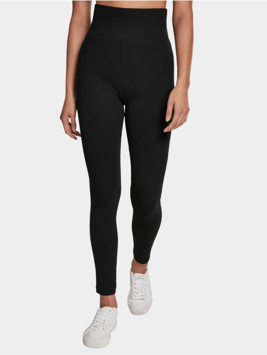 Urban Classics Leggingsit/Treggingsit Ladies High Waist Jersey 2-Pack musta