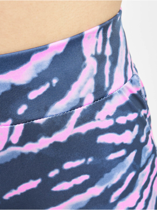 Urban Classics Legíny/Tregíny High Waist Tie Dye modrá