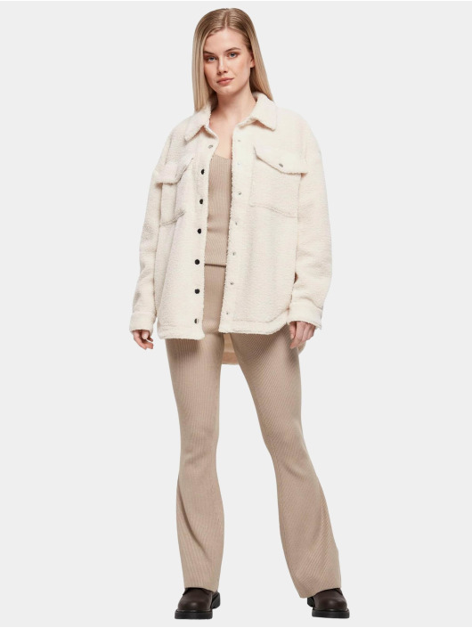 Urban Classics Lightweight Jacket Ladies Sherpa beige