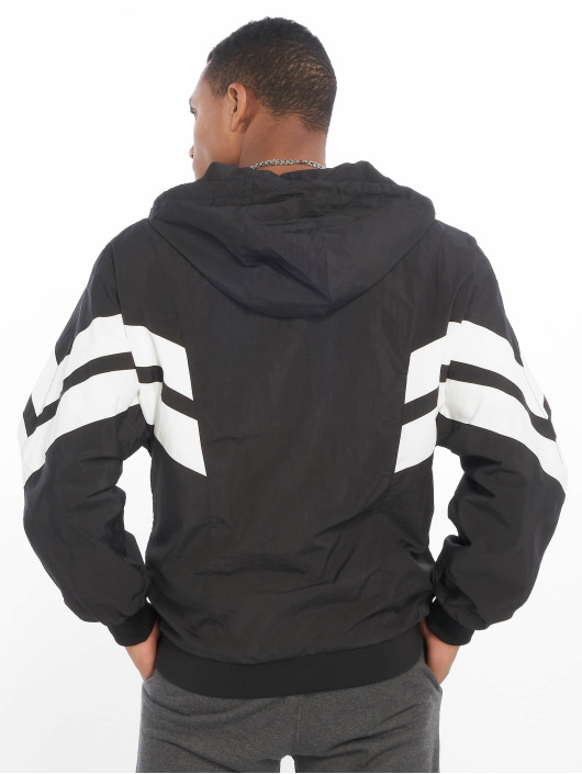 Urban Classics Lightweight Jacket Crinkle Panel black