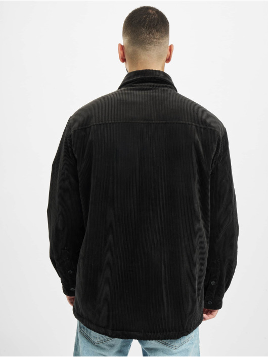 Urban Classics Lightweight Jacket Corduroy Shirt black