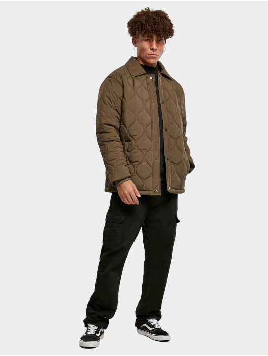 Urban Classics Lightweight Jacket Quilted Coach olive