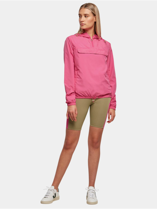 Urban Classics Lightweight Jacket Ladies Basic Pull Over pink