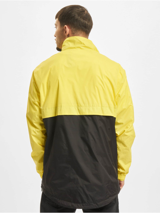 Urban Classics Lightweight Jacket Stand Up Collar Pull Over yellow
