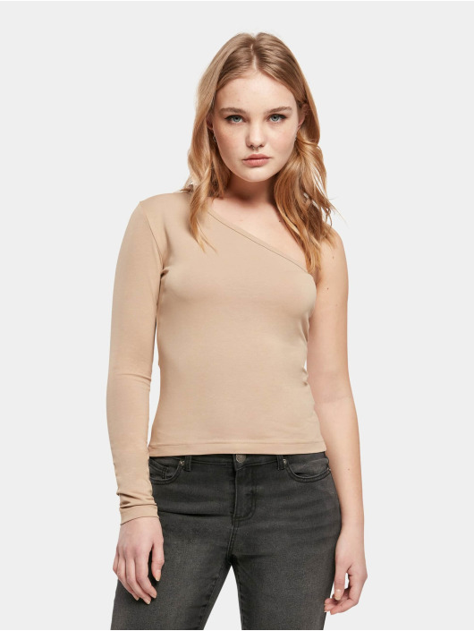Urban Classics Longsleeve Ladies Asymmetric beige