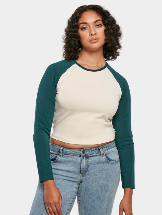 Ladies Organic Cropped Longsleeve, Urban Classics Long-sleeve Shirt