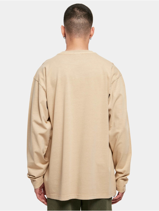 Urban Classics Longsleeve Heavy Oversized Garment Dye beige