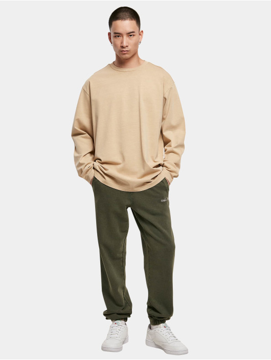 Urban Classics Longsleeve Heavy Oversized Garment Dye beige