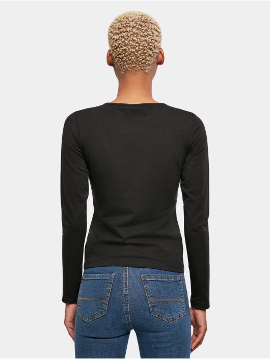 Urban Classics Longsleeve Ladies Crossed Cut Out black