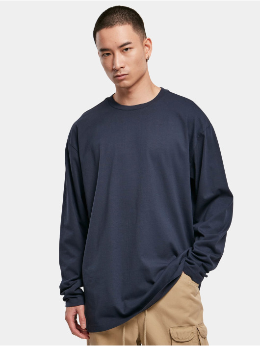 Urban Classics Longsleeve Heavy Oversized Garment Dye blue