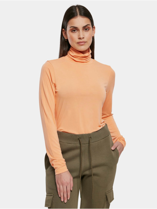 Urban Classics Longsleeve Ladies Modal oranje