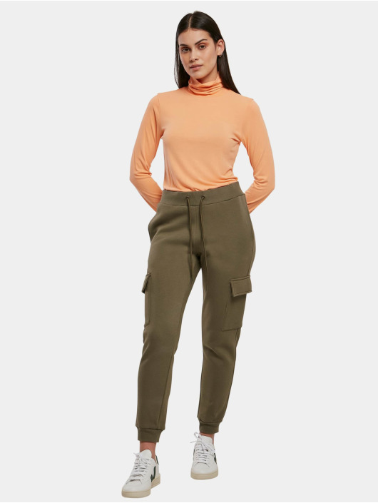 Urban Classics Longsleeve Ladies Modal oranje