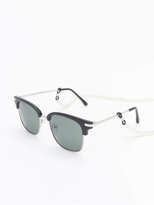 Urban Classics Lunettes de soleil Sunglasses Crete With Chain noir