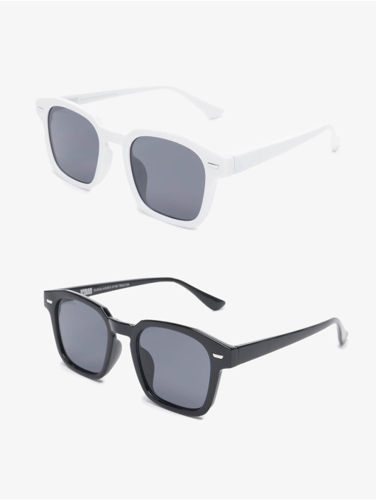 Urban Classics Lunettes de soleil Sunglasses Symi 2-Pack noir
