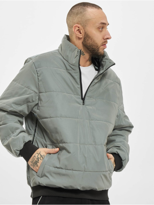 Urban Classics Manteau hiver Reflective argent